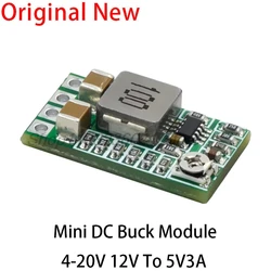 Mini DC-DC 12-24V do 5V 3A Moduł zasilacza obniżającego napięcie Przetwornica regulowana 97,5% 1,8V 2,5V 3,3V 5V 9V 12V