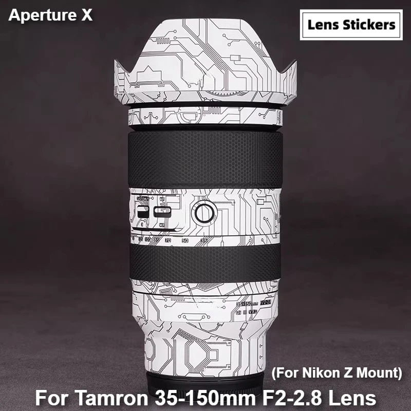 Protector de Lente para Tamron 35-150 F2-2.8 para Montura Nikon, Vinilo Adhesivo para Lente Tamron 35150, Película Protectora 35 150