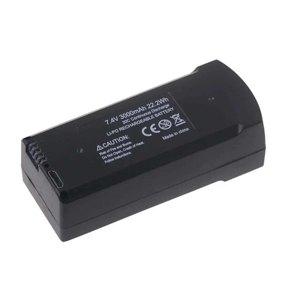 V168 Pro Max GPS Drone Battery 7.4V 3000mAh V198 Drone Rechargeable Lipo Battery Packs RC Quadcopter Accessories