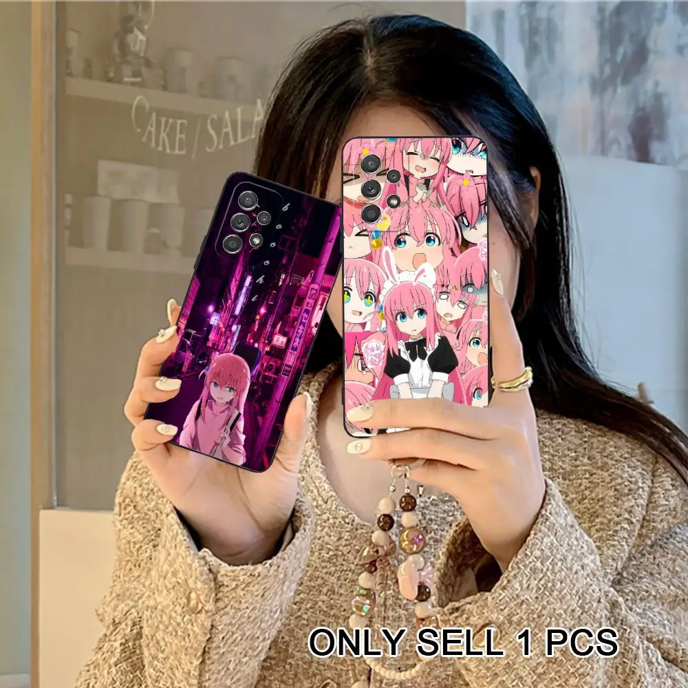 

Bocchi Rock Hitori Gotou Phone Case for Samsung Galaxy A26 25 24 23 22 21 17 16 15 14 13 12 11 5G Soft TPU Shockproof Cover