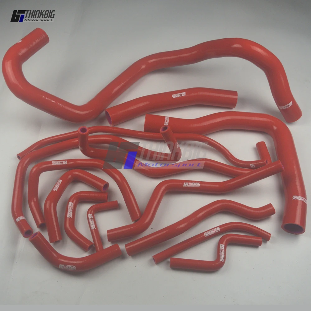 Silicone Radiator Hose Kit For 2007-2014 Mitsubishi Lancer/Galant Fortis/EX JDM 1.8L/2.0L 4B10/4B11 CY2A/CZ4A  (14pcs)