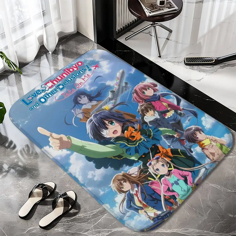 

Love Chunibyo Other Delusions Floor Mat Printed Large Carpets Room And Bedroom Carpets Bathroom Anti Slip Door MATS Small Carpe