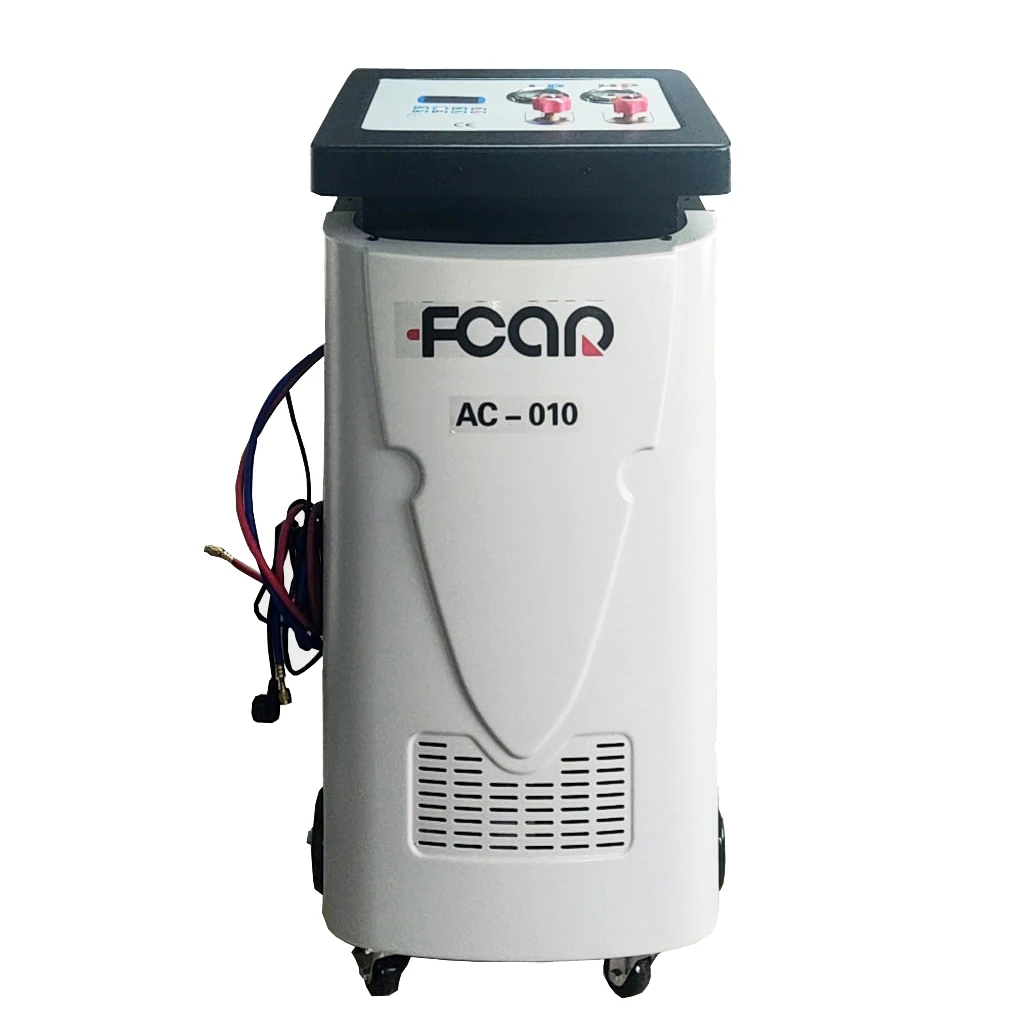 آلة استعادة غاز التبريد A/C Fcar AC-010 معدات تعبئة الغاز اليدوية لتكييف هواء السيارة بسعر منخفض