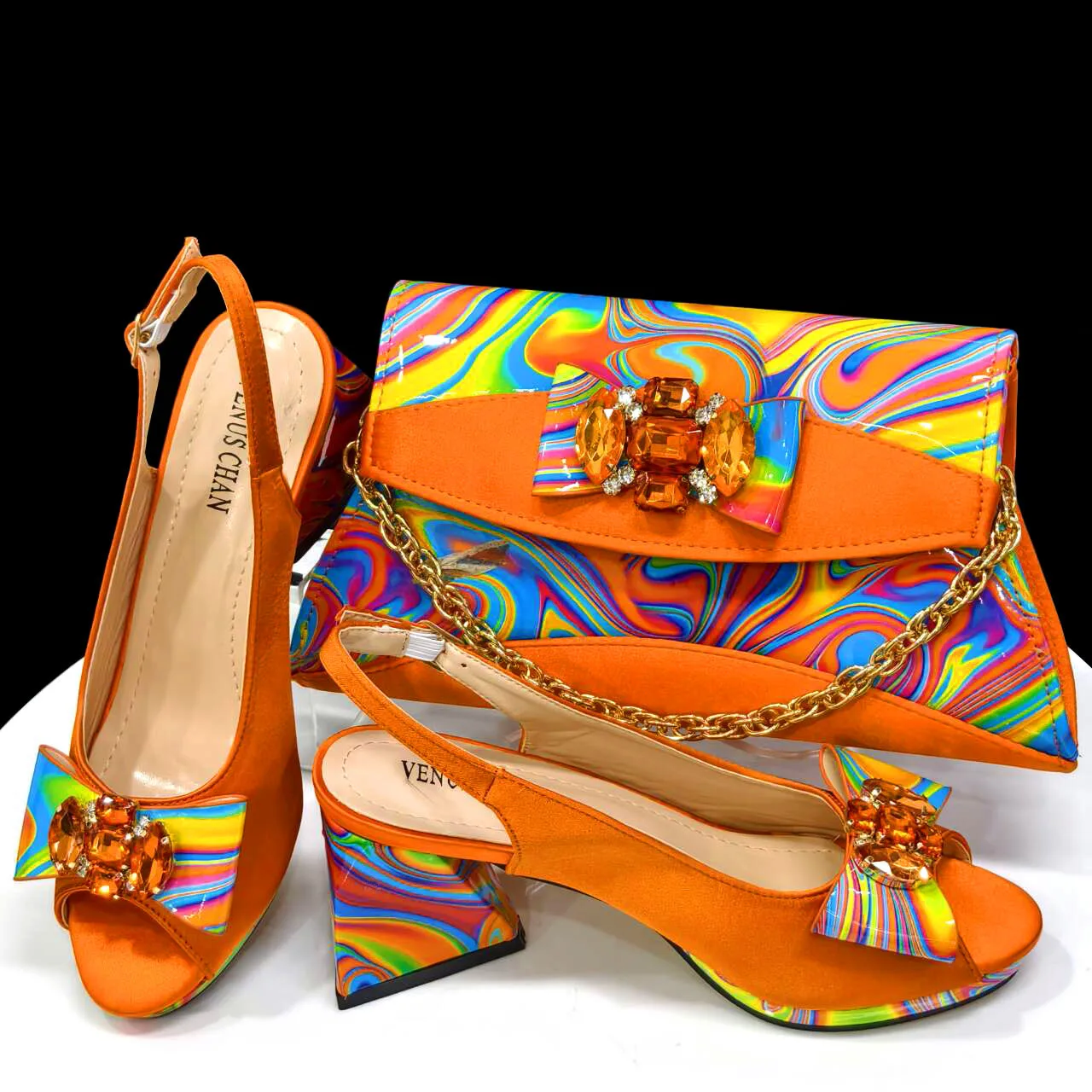 

doershow beautiful style Italian Shoes With Matching Bags African Women Shoes and Bags Set For Prom Party Summer Sandal HDF1-51