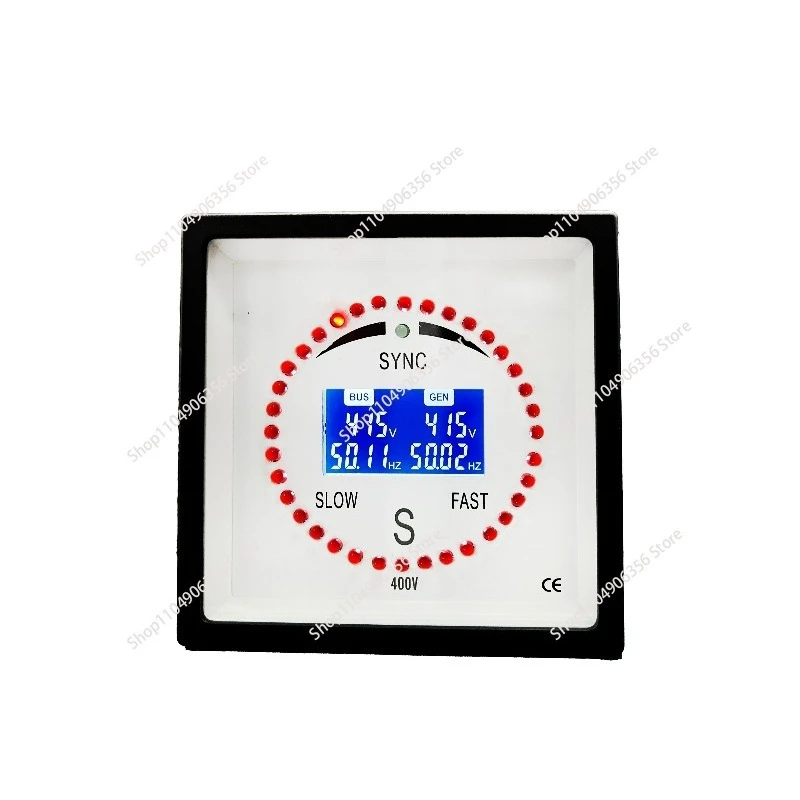 for 96*96mm Full Automatic Digital Synchroscope Meter with Display,synchrometer for Power Generator Use