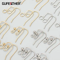 GUFEATHER MC43,jewelry accessories,316L stainless steel,nickel free,connector hook,jewelry making,diy earrings,10pcs/lot