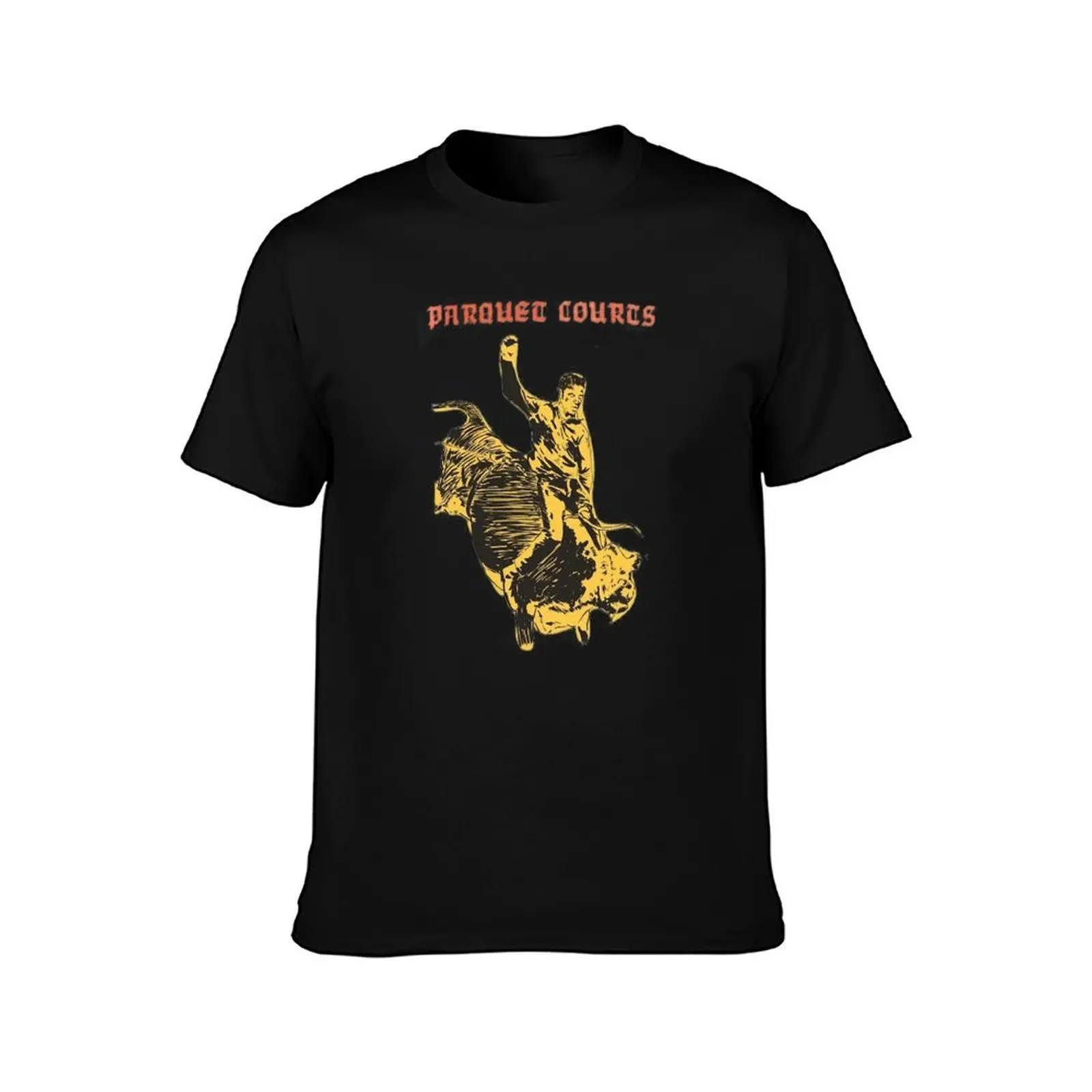 Parquet Courts Light Up Gold T-Shirt, Summer Casual Cotton Tee, Oversized Streetwear Tops, Vintage Graphic Print, 100% Cotton