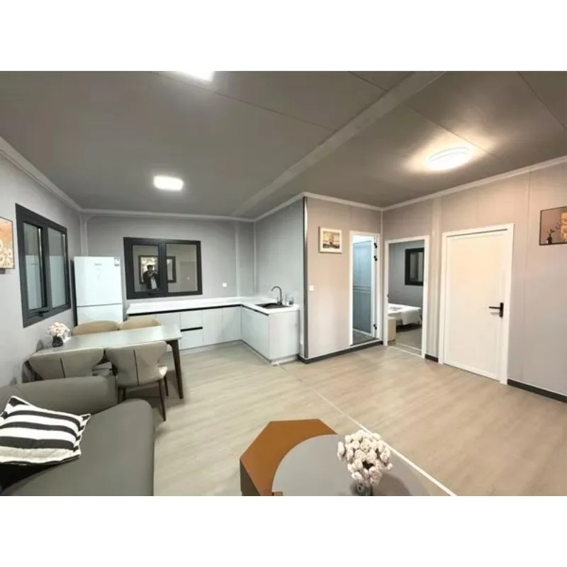 40ft Fold House Prefab Portable Container Home Expandable Mobile 3 Bedroom Modular Prefabricated House Shop Hotel Outdoor