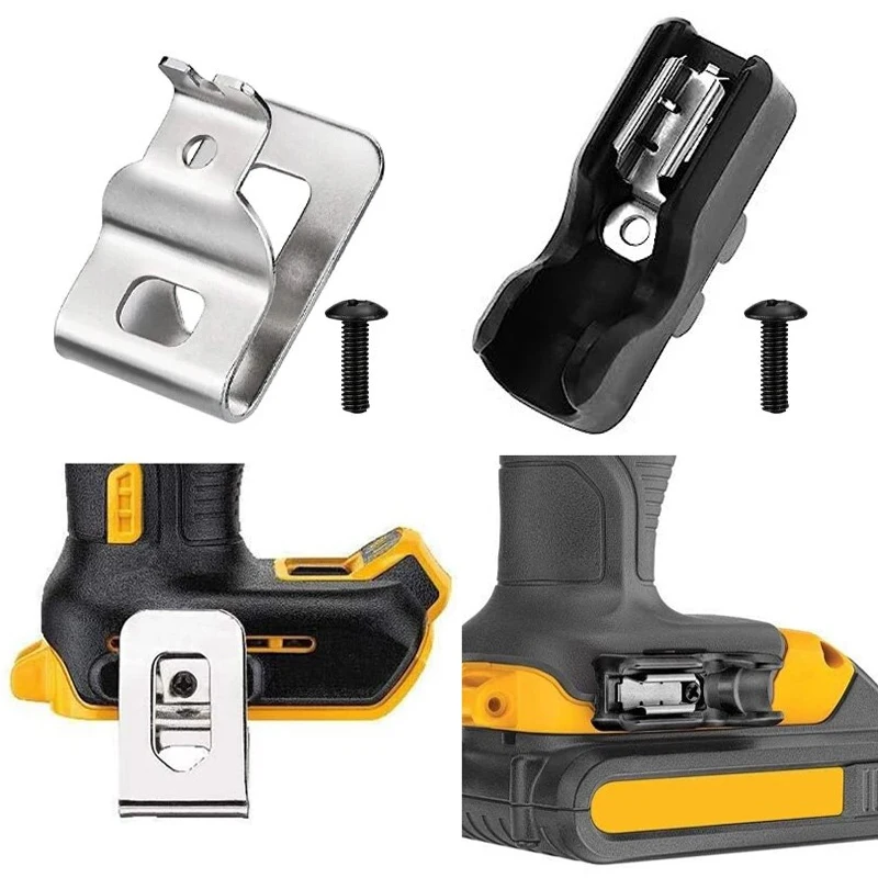 Electric Drill Belt Clips Gancho Bit Holder Kits para Dewalt 20v Power Driver Tools Acessórios