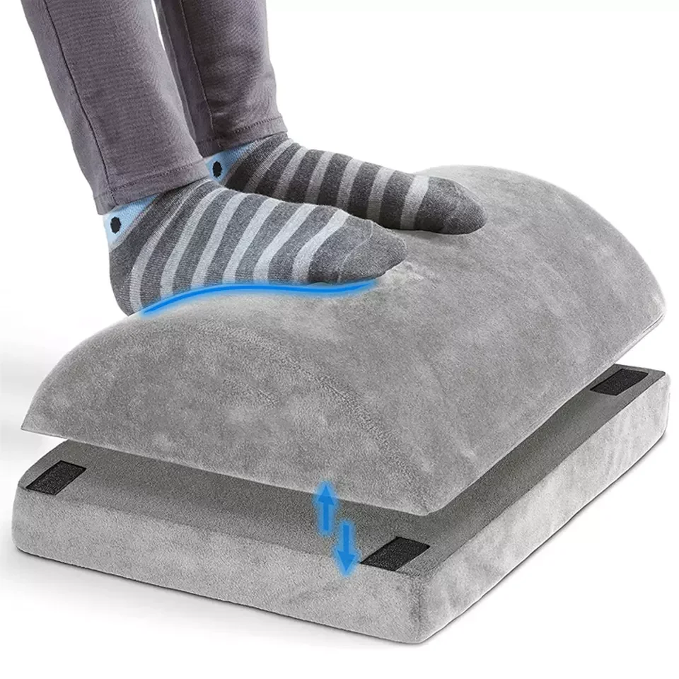 Adjustable Memory Foam Foot Rest Pillow For Work And Home Large Size Leg Rest Pillow For Better Comfort Foot Rest Pillow