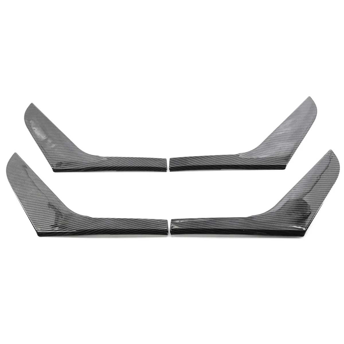 Carbon Style Set of Interior Door Trim for Pull Handle 5K4868039A 5K4868040A for VW Golf Mk6 2010-2013