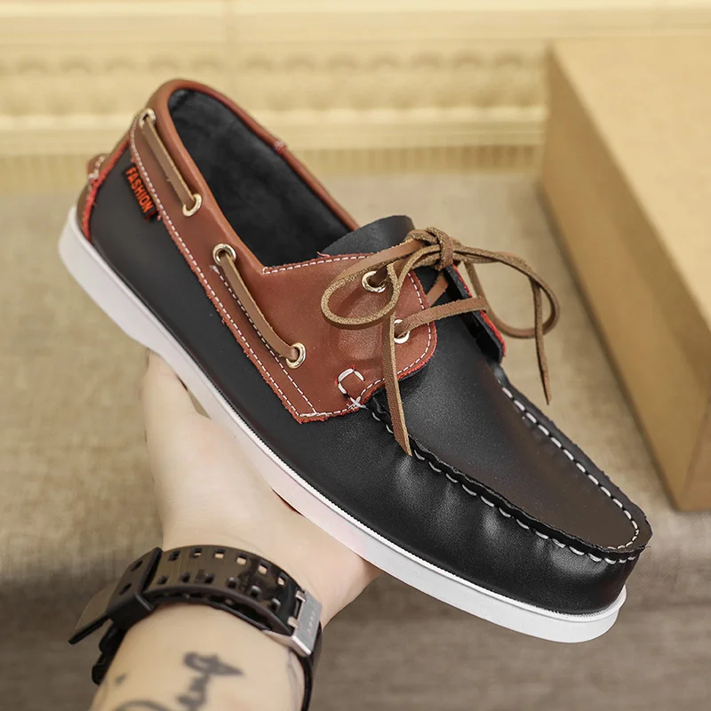 Luxury Brand Men's Casual Shoes High Quality Leather Designer Shoes Men Loafers Soft Comfortable Business Shoes Formal Footwear