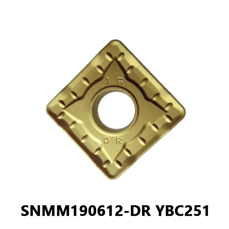 

SNMM190612-DR YBC251 SNMM 190612 DR Tool Holder Original CNC Carbide Inserts for Steel Processing Lathe Mechanical Cutting Tool