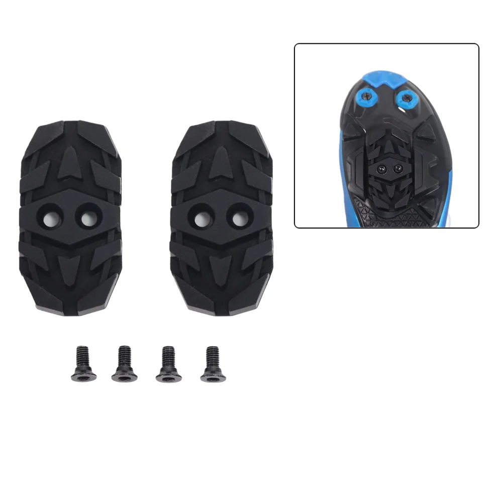 2 Peças de Capa Conversora Antiderrapante para Travas de Pedal de Bicicleta de Montanha para Pedais Planos, Compatível com Calçados de Ciclismo de Montanha Trek e SIDI