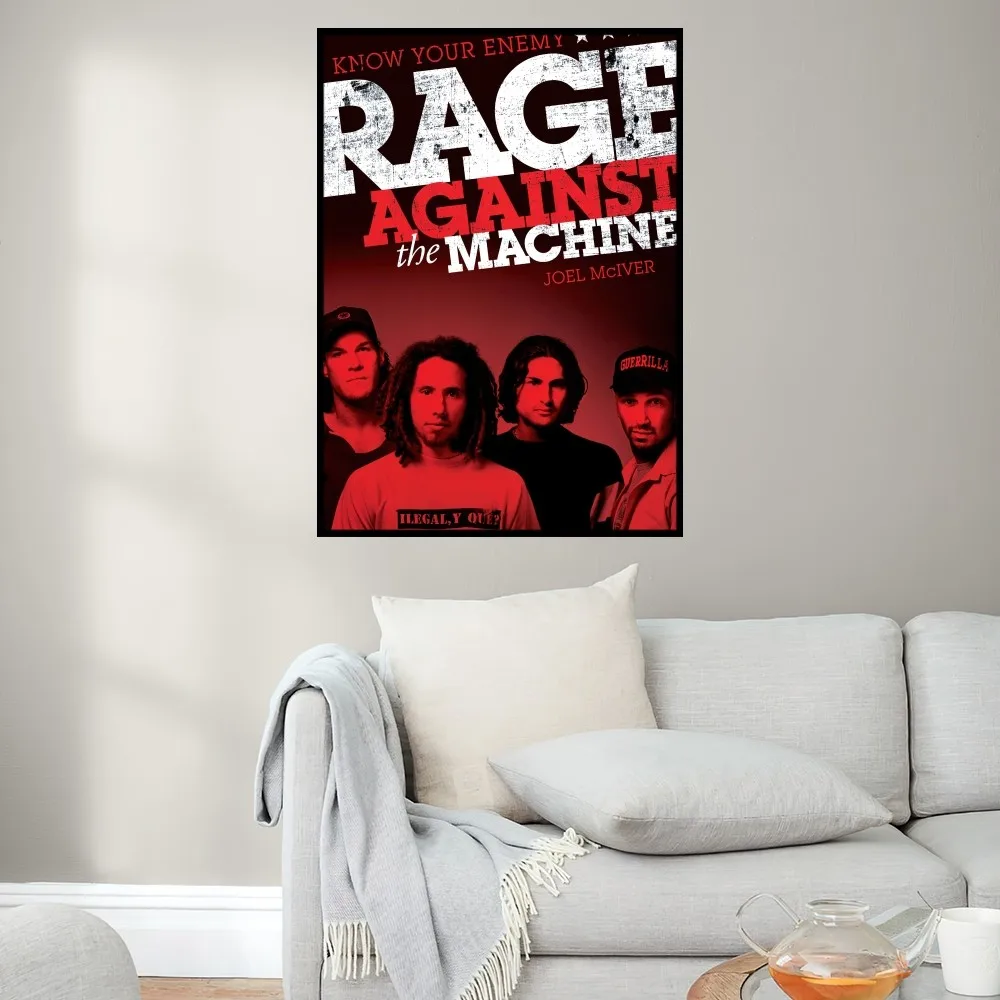 Rock Band Rage Against The Machine Poster Prints Wall Painting Bedroom Living Room Decoration Office Home