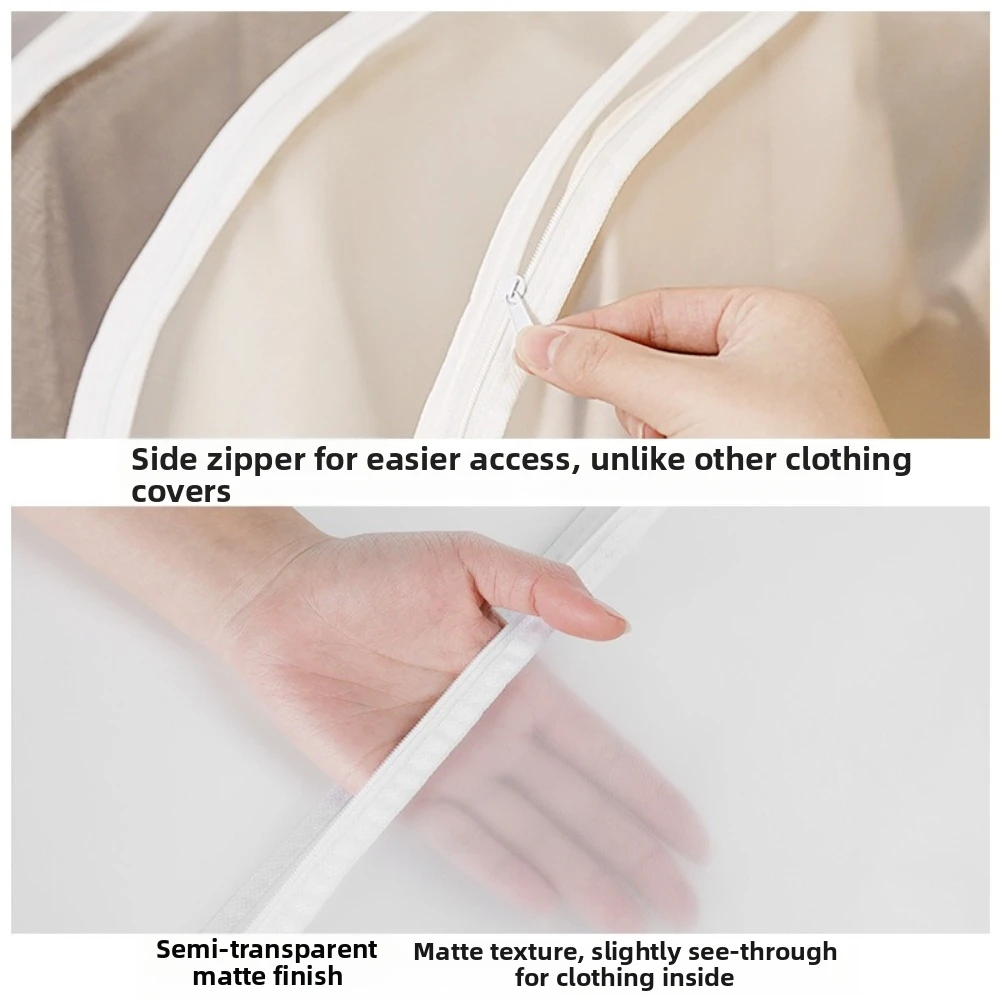Durable Clear Wedding Dress Garment Protector Reusable Wear Resistant Dust-proof Covers Universal Clothing Cover Household