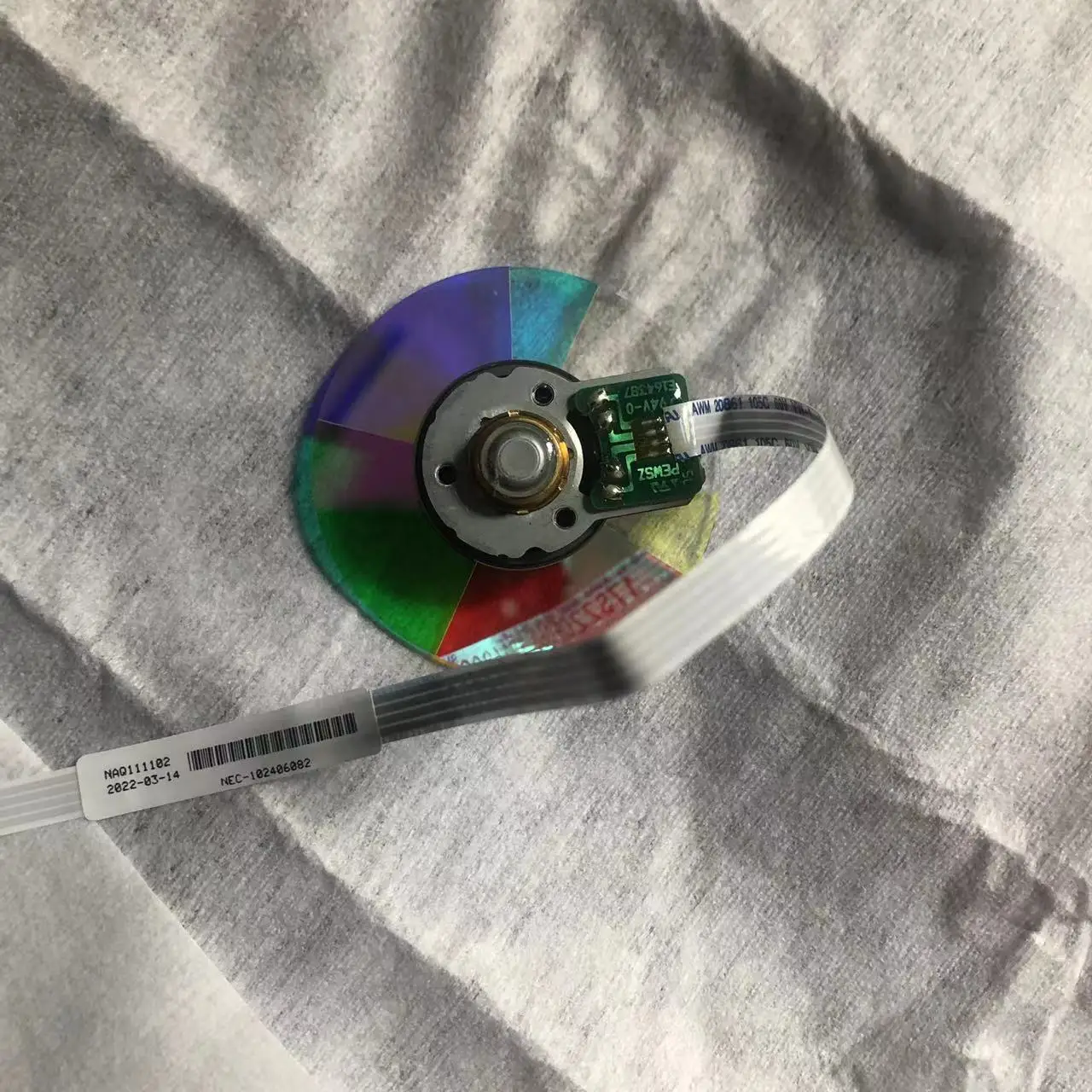 Roda de cor do projetor original para NEC, 17S220F060, 102406082, apto para NP-V281WG, NP-V300X, NP-V311X, NP-U311W, NP-V311W Projetores