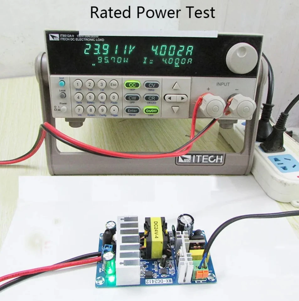 100 واط عالية الطاقة مجلس الطاقة AC85-265V إلى تيار مستمر 24 فولت محول وحدة تيار مستمر 24 فولت 4A 6A التبديل وحدة الطاقة #4