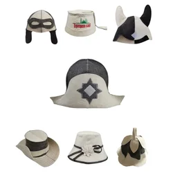 Natural wool felt sauna hat cap russian banya hat for men and women