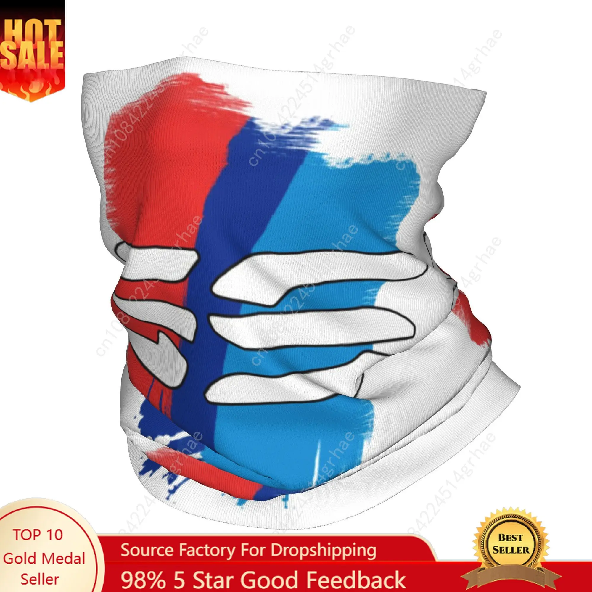 

Custom Motorcycle GS Racing Bandana Neck Warmer Women Men Winter Ski Hiking Scarf Gaiter Face Cover