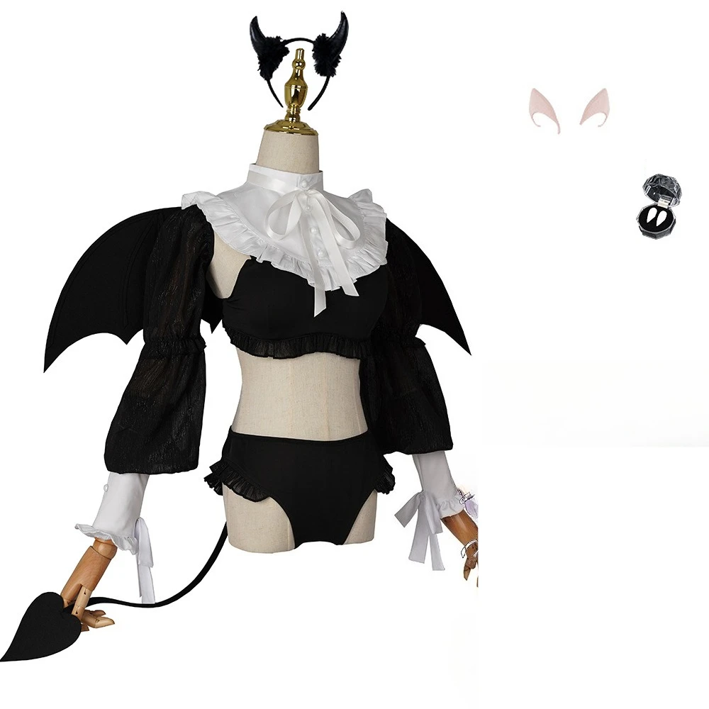 فستان دمية Kaidoukaimou تأثيري حلي مجموعة كاملة من الشيطان الصغير الساحرة نمط كوس أنيمي خادمة زي الأداء زي #3