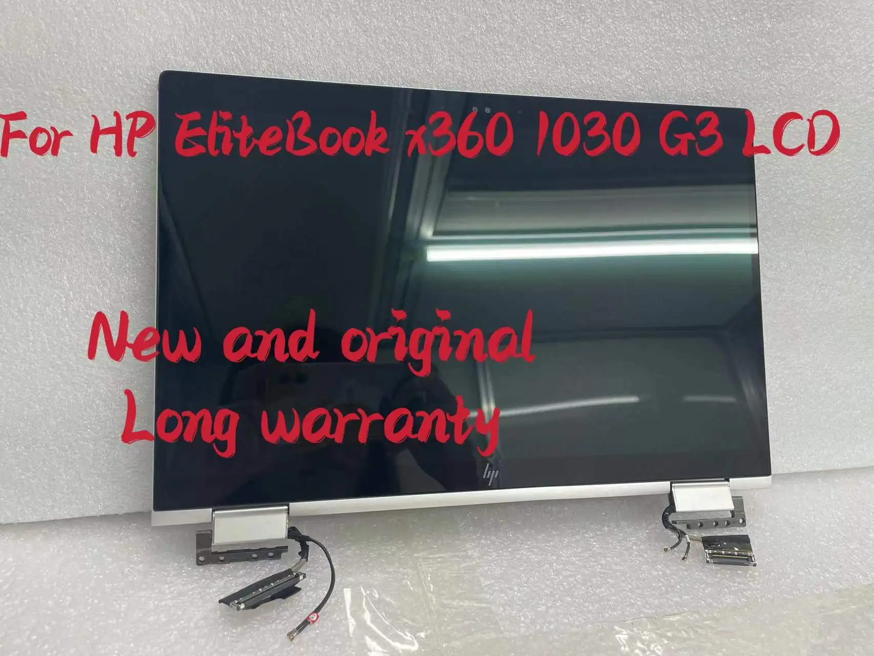 fhd para hp elitebook x360 1030 g3 lcd substituicao da tela de toque conjunto completo com dobradicas tira l31868001 l31870 001 133 01