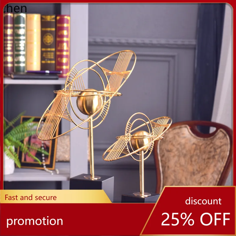 

ZML Living Room High-End Decorative Pieces Modern Office TV Cabinet Wine Cabinet Metal Luxury Decorative Artifacts
