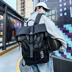 Mochila deportiva de fútbol para niños, mochila escolar de baloncesto con compartimento para pelota, bolsa grande para balón de fútbol