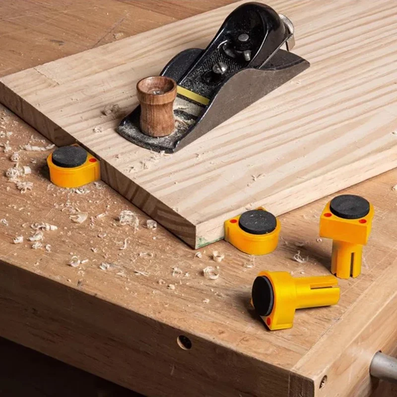 Imagem -06 - Bancada Peg com Bloco de Limite Workshop Tools Brake Stop Clamp Mesa de Madeira 19 mm 20 mm Pcs