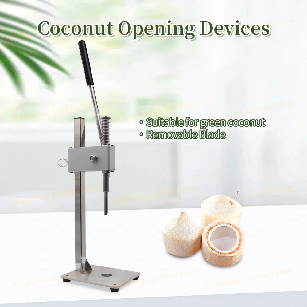 

Manual Coconut Opener Stainless Steel Green Coconut Driller Labor-saving
