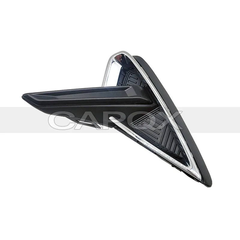 CAPQX Front Bumper Fog Light Lamp Frame For Geely Emgrand 2022-2024 Foglight Frame Cover Shell Lid Front Bumper Grill