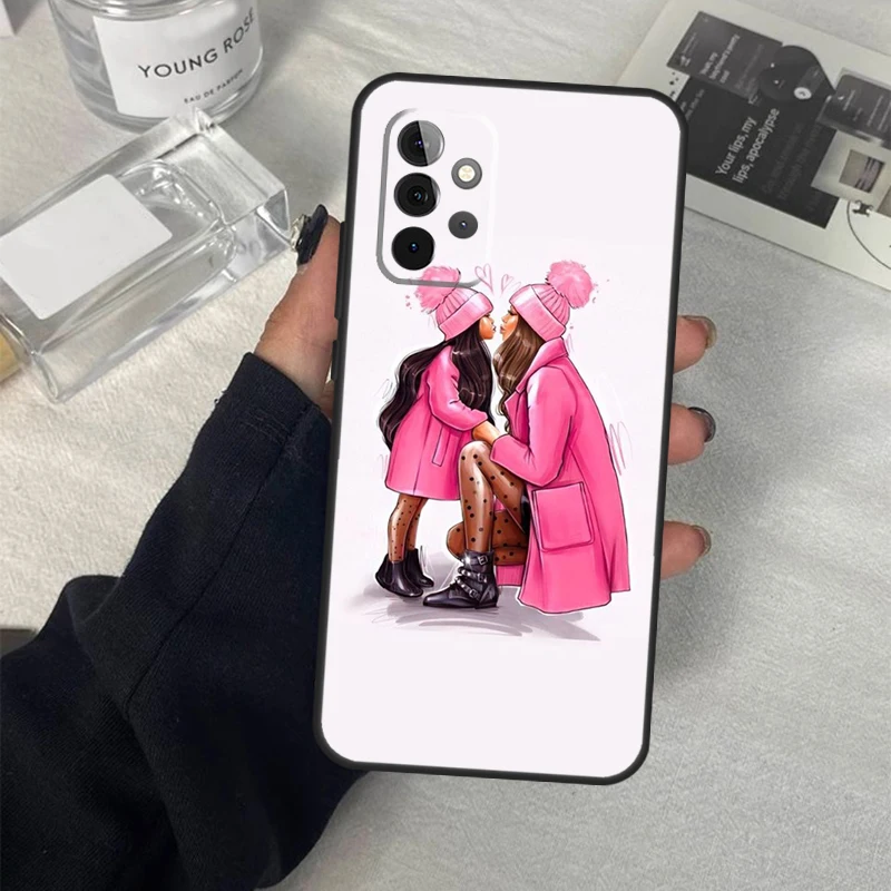 Baby Mom Daughter Girl Son Dad Case For Samsung Galaxy A53 A33 A23 A13 A14 A24 A34 A54 A52 A32 A22 A12 A51 A71 A21S Cover