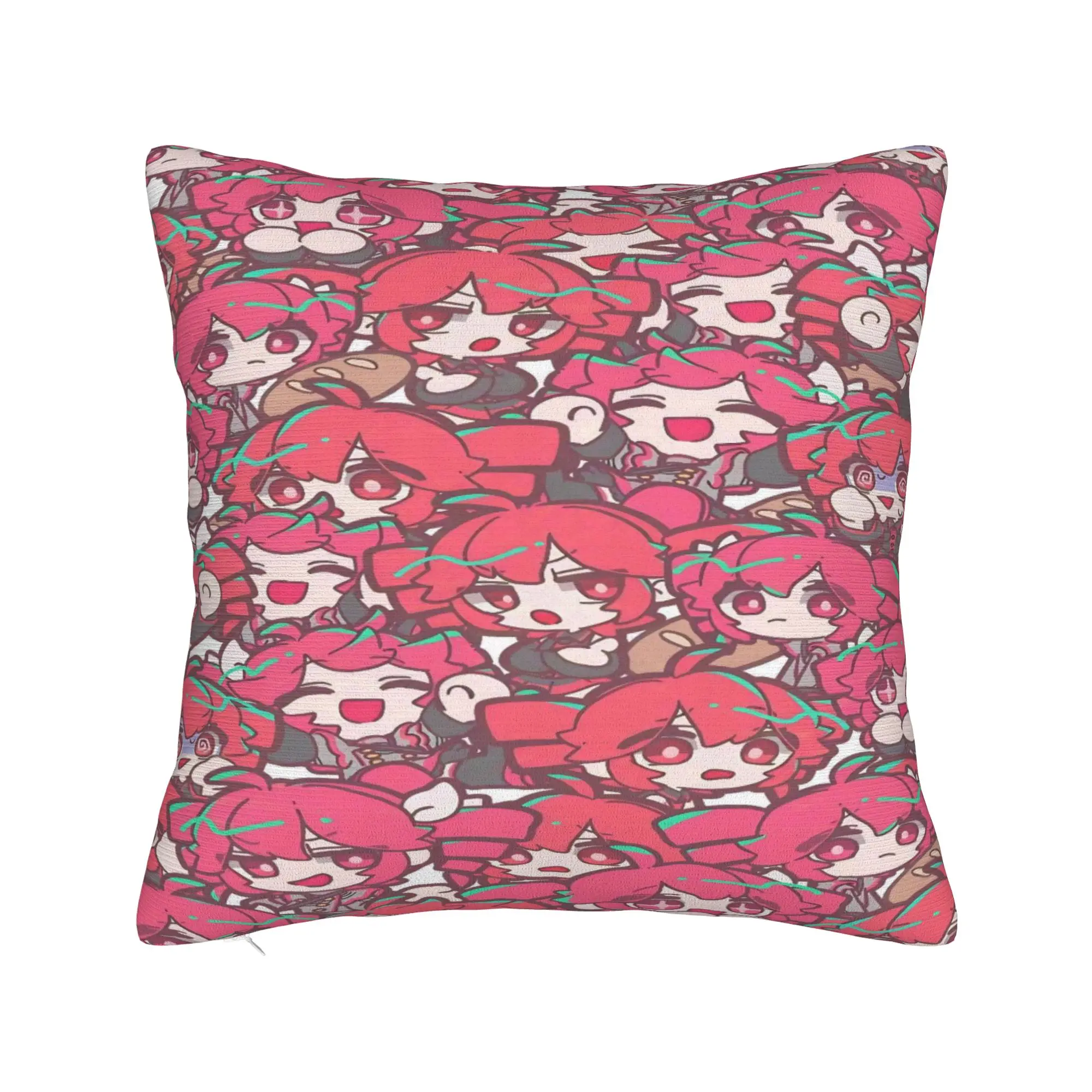 Pillow Cover Pearto Poteto Anime Kasane Teto Virtual Singer Cushion Cover Pillow Case For Sofa Car Home Decor Pillowcases
