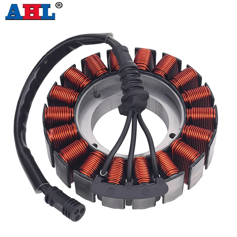 

Motorcycle Generator Stator Coil For Harley Road Glide FLTRU FLHR FLRT FLHTCUTG FLTRX Street FLHX Softail Fat Boy FLFB 29900042