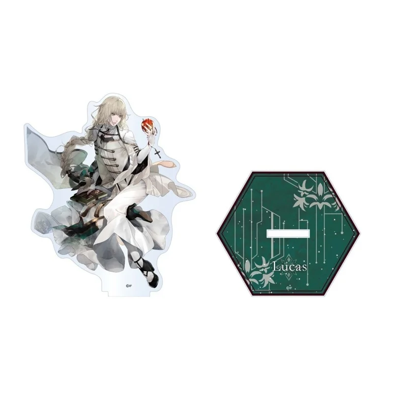Otome AVG Game ErroR Salvation Anime Dahut Lucas Scien Yves Adolphe Acrylic Figure Stand Keychain Birthday Toys