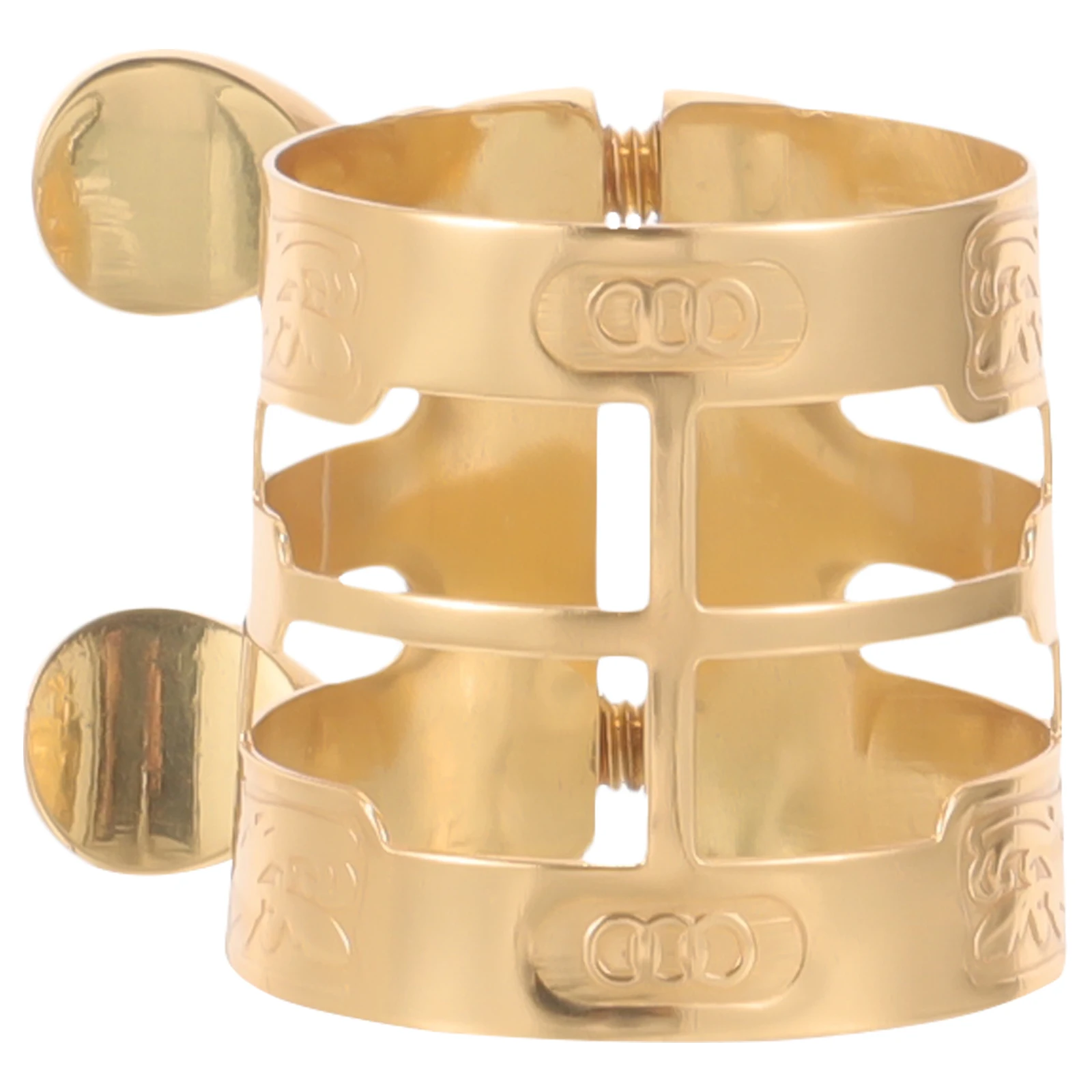 

Saxophone Base for Alto Accessories Metal Clip Copper Lacquered Gold Mouthpiece Fastener