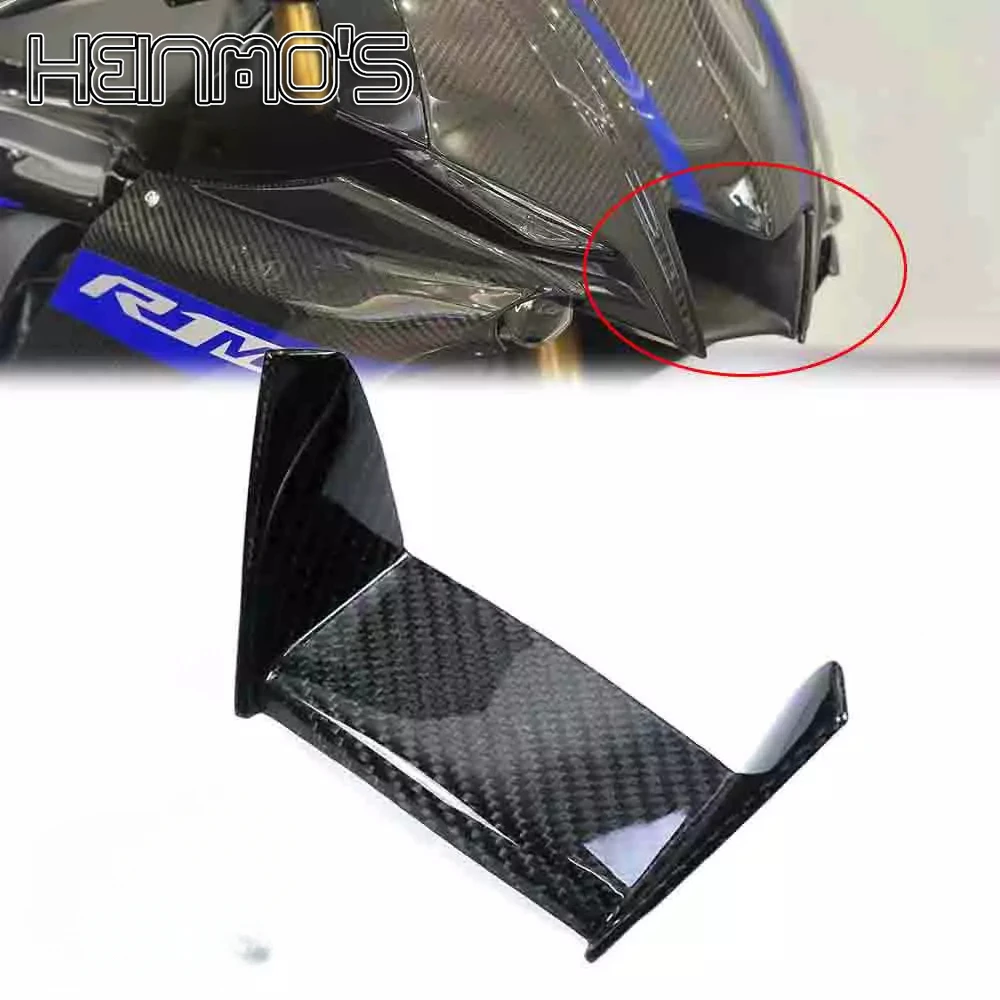 

Carbon Fiber For YAMAHA YZF-R1 R1 R1M 2020 2021 2022 2023 2024 Front Air Intake Panel Cover Motorcycle Fairing Accessories