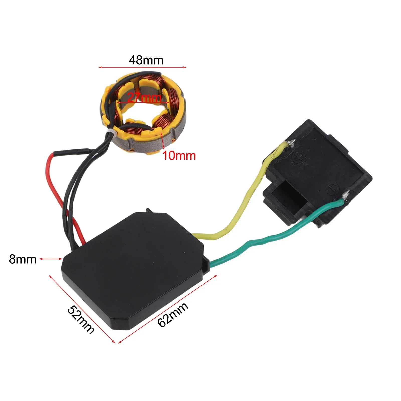 21V Brushless Control Board DIY Projects as Picture Brushless Motor Assembly For Electric Drill Hand Tool Set Black Color
