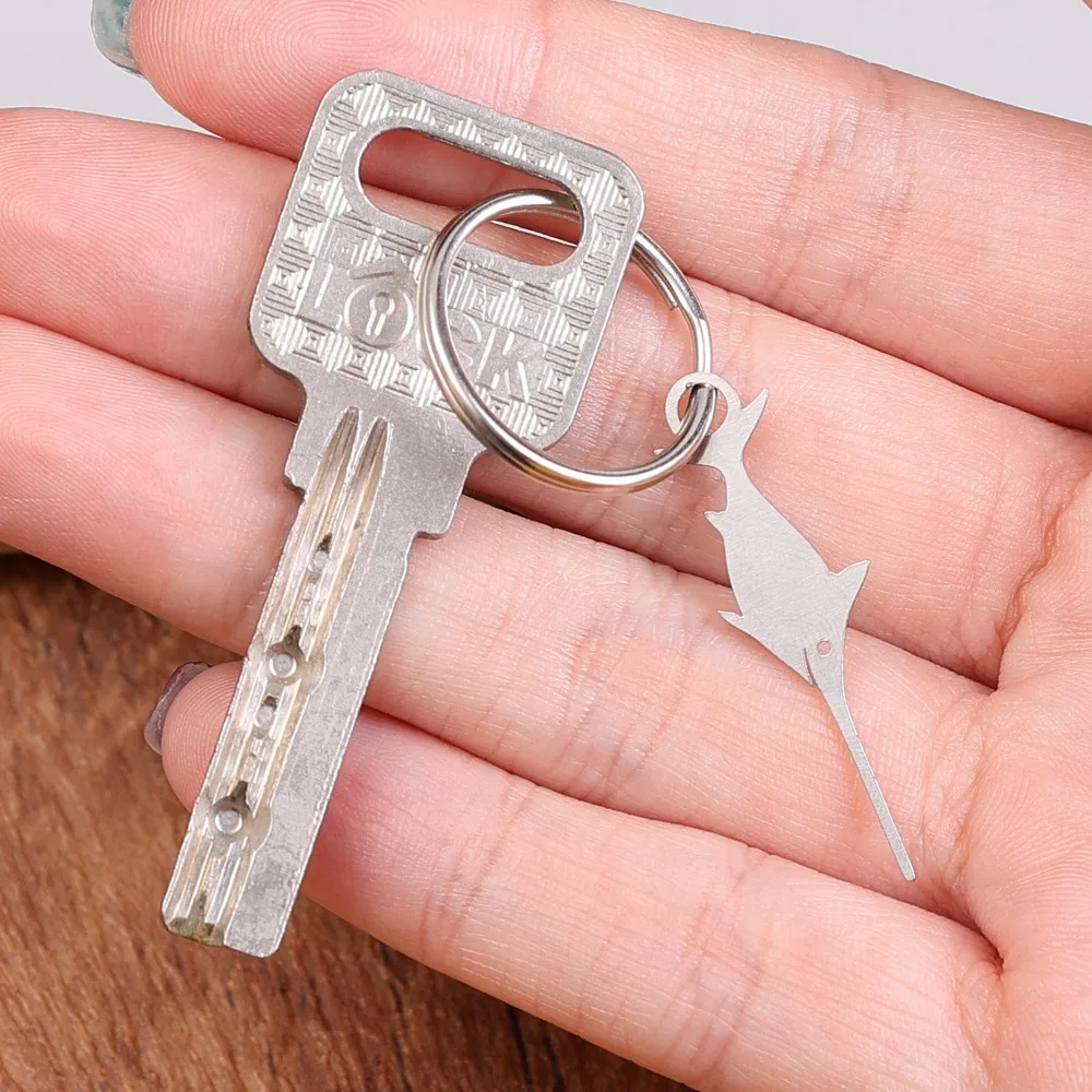 Ago in acciaio inossidabile a forma di pesce spada per smartphone Vassoio scheda SIM Rimozione scheda Ejector Pin per IPhone/Xiaomi/Samsung/Huawei