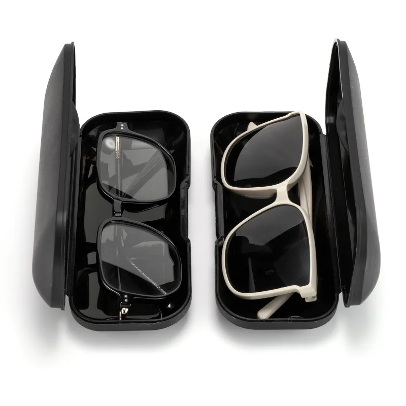 New Hard Plastic Eyeglass Case Unisex Shock‑Proof Pressure‑Resistant Glasses Storage Box Myopia Eyewear Case with Foam Insert