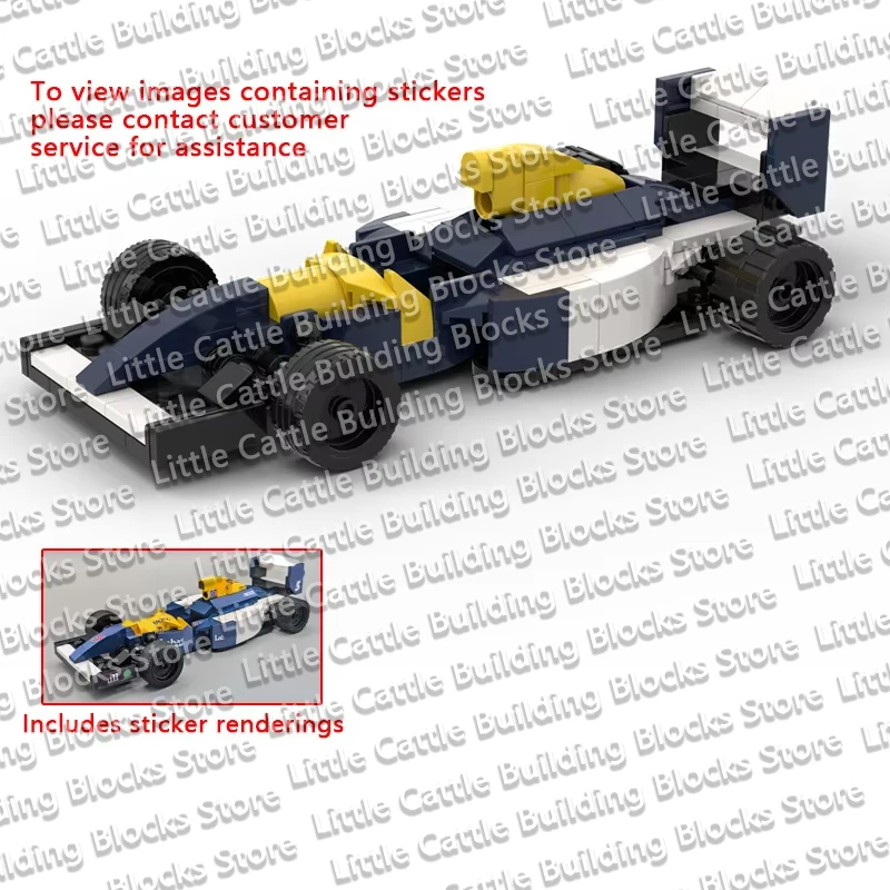 qwert-スピードレーシングカーモデル-moc-ビルディングレンガ-f1-fw14b-フォーミュラレーシングモジュラーテクノロジー子供のホリデーギフト組み立ておもちゃ