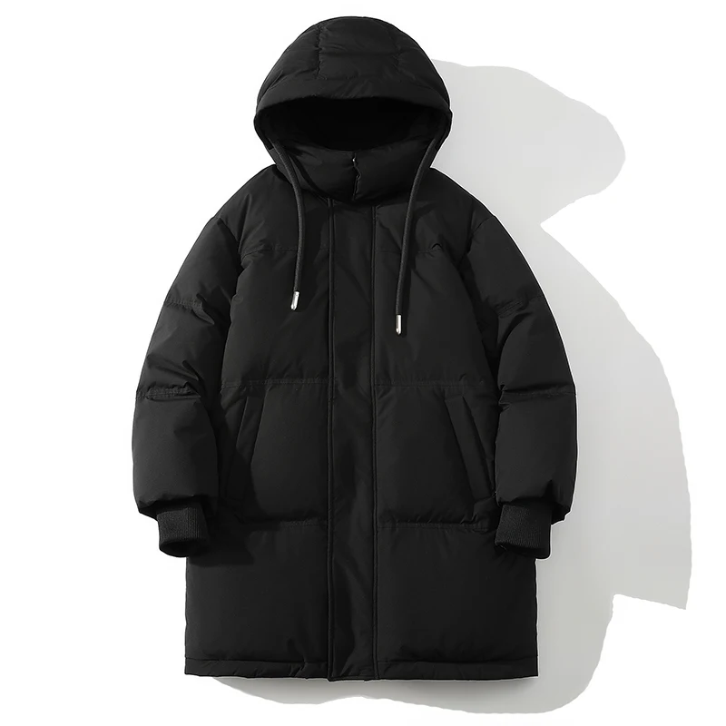 

Премиум-пуховик Thi Long для мужчин, парный, в тон, зимнее пальто, белое, с капюшоном, из утиного пуха, модная верхняя одежда