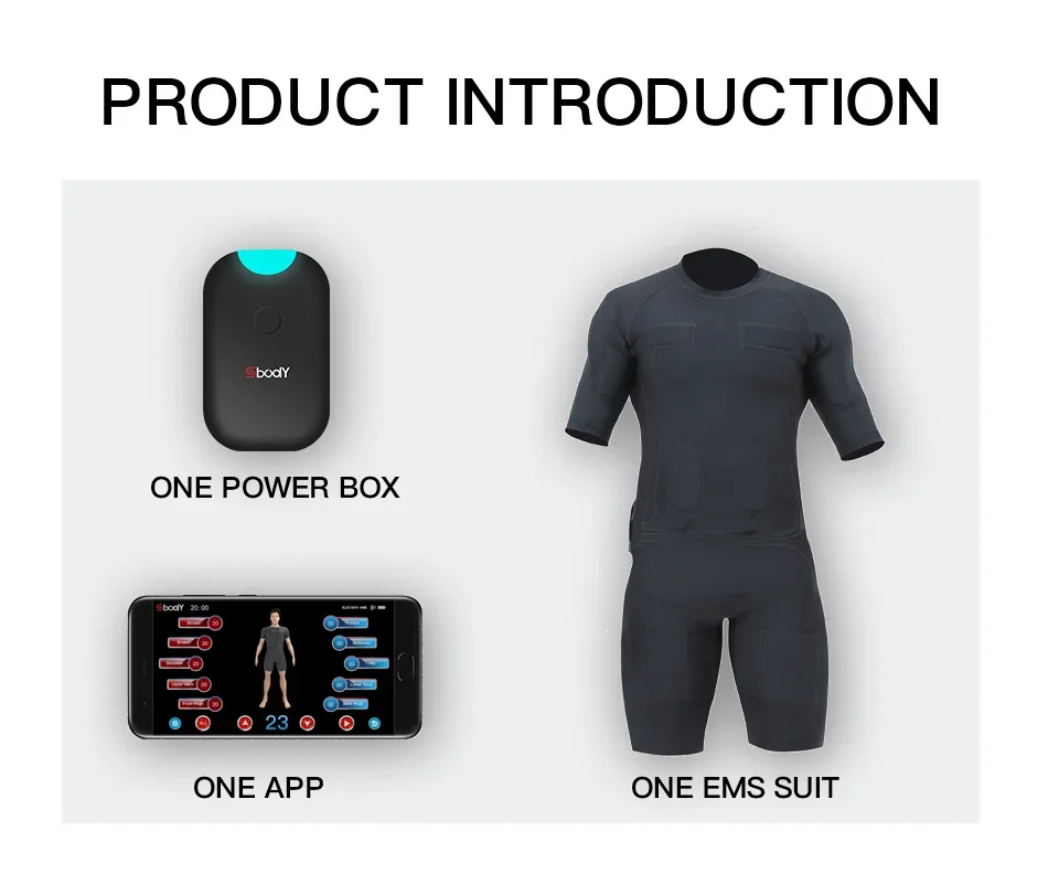 Wireless Ems Training Suit /Fitness Electric Muscle Stimulator with Dry Training Suit