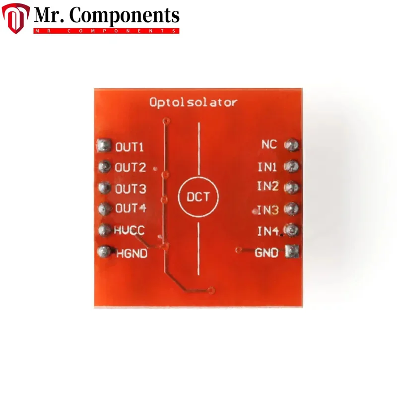 2PCS TLP281 4 Channel Opto-isolator IC Module For Arduino Expansion Board High And Low Level Optocoupler Isolation 4 Channel