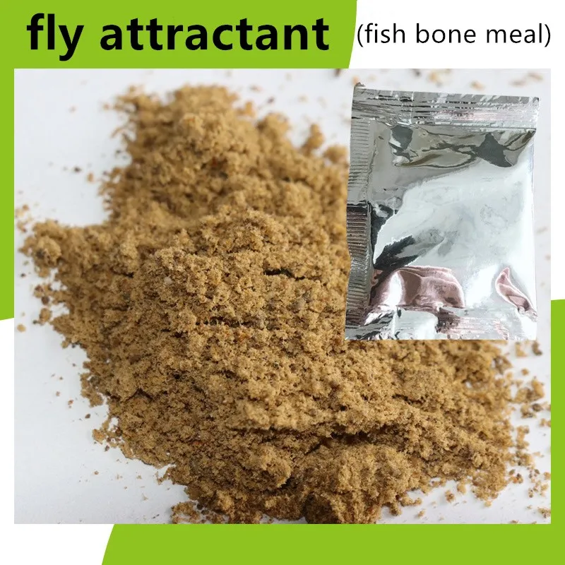 10/5 Packs/Set Of Fly Bait Non-toxic Fish Bone Meal Fly Bait Attractant Pesticide-Free Safe Environmentally Pest Control Product