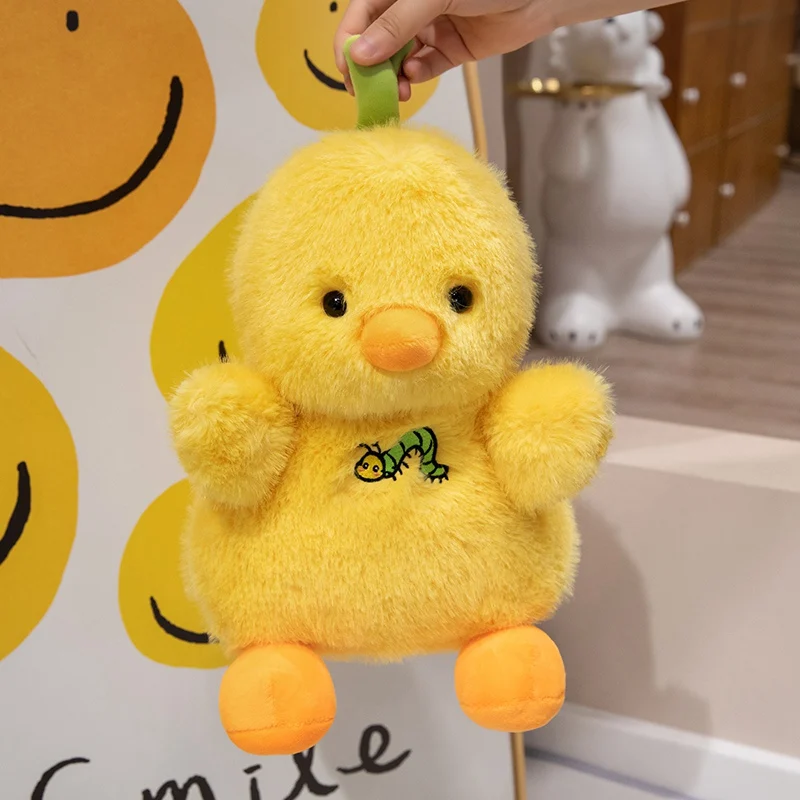 20/30cm simulação dos desenhos animados anime pequeno pato amarelo e pequeno frango amarelo brinquedo de pelúcia crianças kawaii boneca presentes do festival