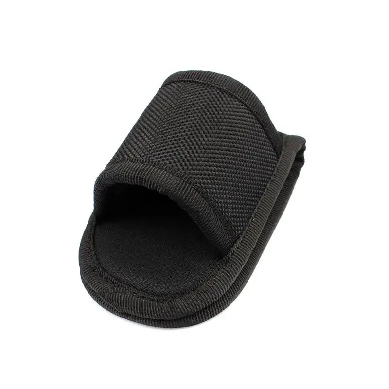 Flashlight Belt Sleeve D-Shape Nylon Flashlight Holder Open Design Elasticized Flashlight Pouch Portable Lightweight Flashlight