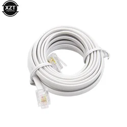 RJ11 6P4C Male to Male Modular Phone Internet Telephone Extension Cable Connector 1M 2M 3M Telephone Cable