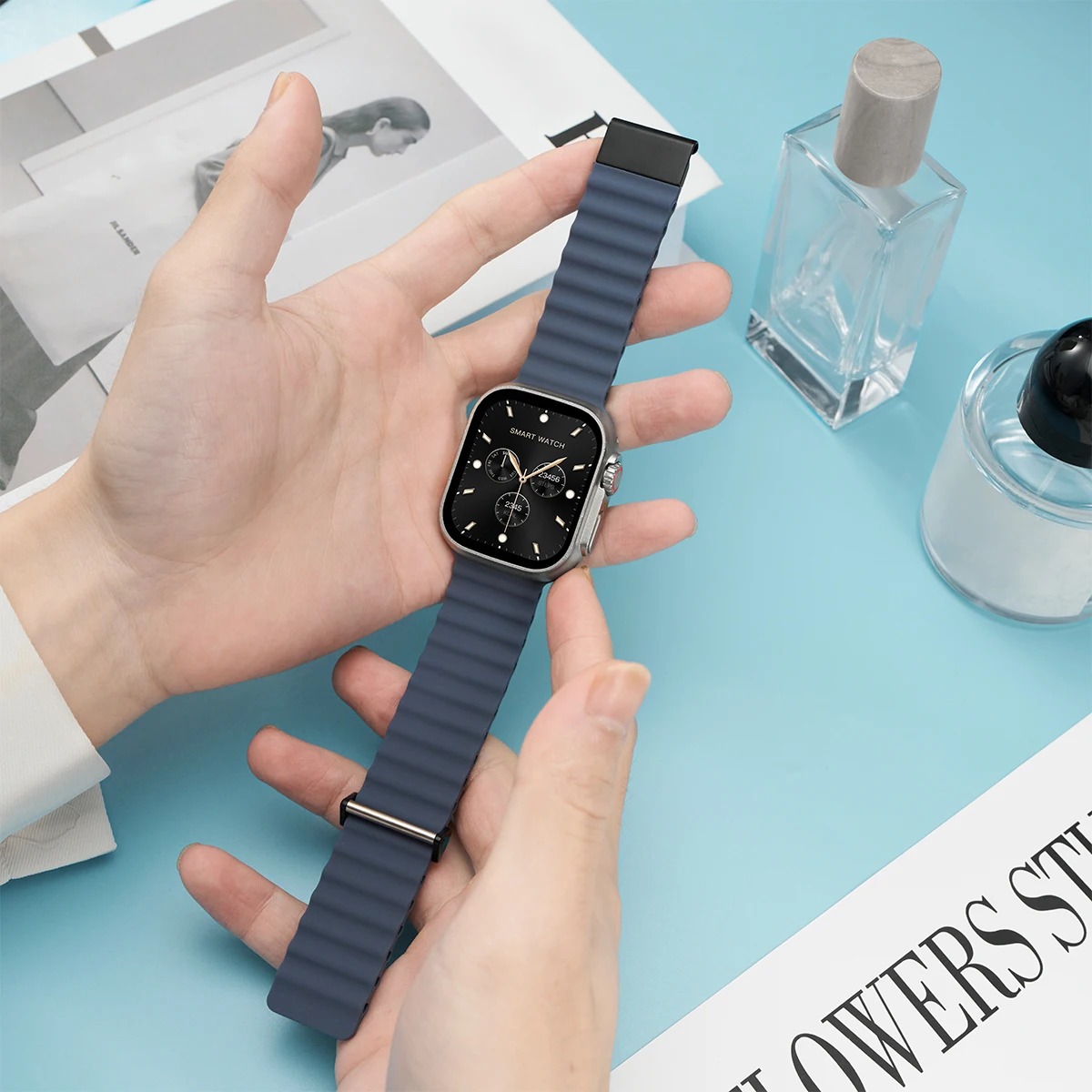 سيليكون الفرقة ل أبل حزام 46 مللي متر 42 مللي متر 40 مللي متر 49 مللي متر 44 مللي متر 38 مللي متر الرياضة سوار ل IWatch سلسلة 10 9 7 8 5 6 SE