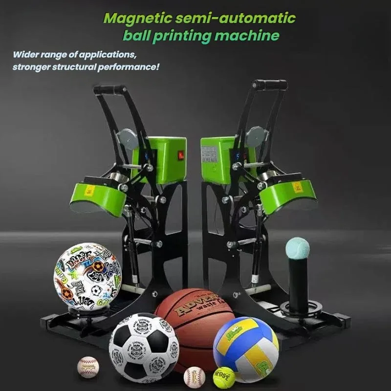 Ball Heat Press Machine, Soccer Basketball Sublimation Heat Transfer Printing Machine, DIY Ball Pattern Press